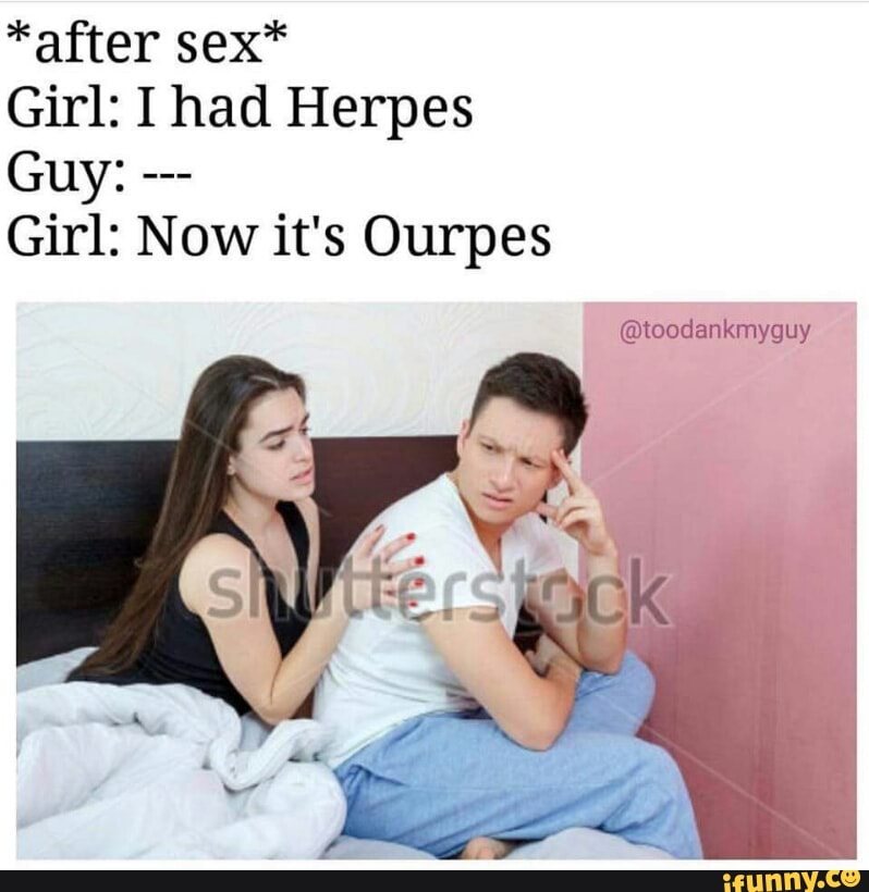 Oral sex with someone with herpes