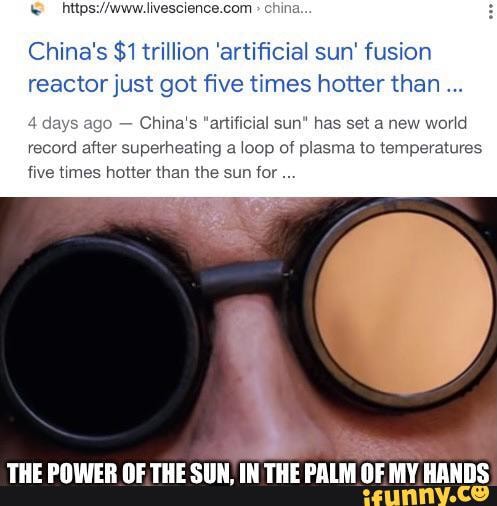 China China S Trillion Artificial Sun Fusion Reactor Just Got Five