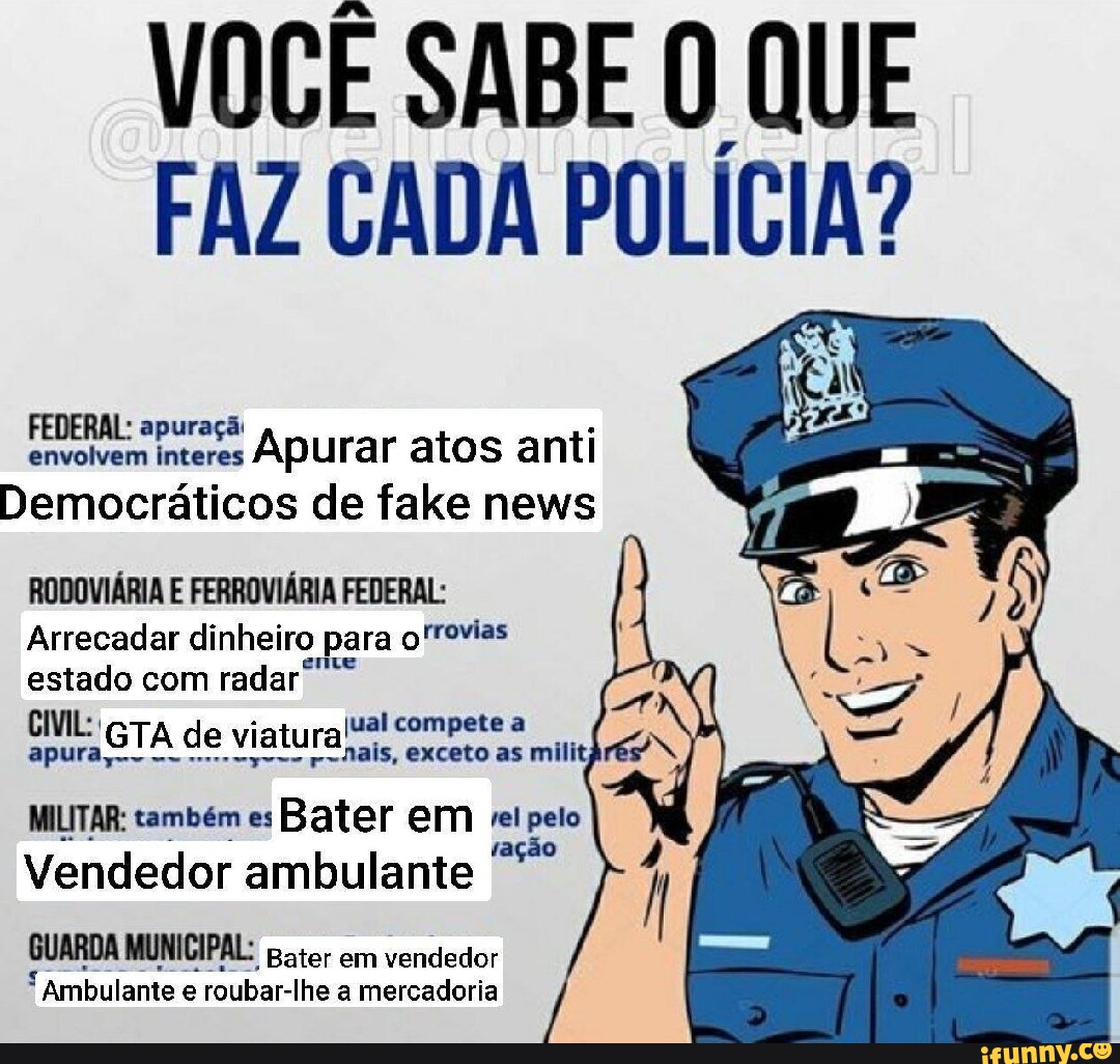 Voc Sabe O Que Faz Cada Policia Apurar Atos Anti Federal