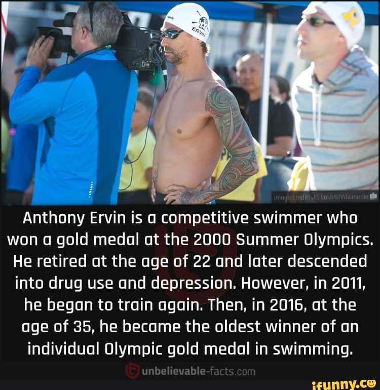 Anthony Ervin Is Competitive Swimmer Who Won A Gold Medal At The 2000