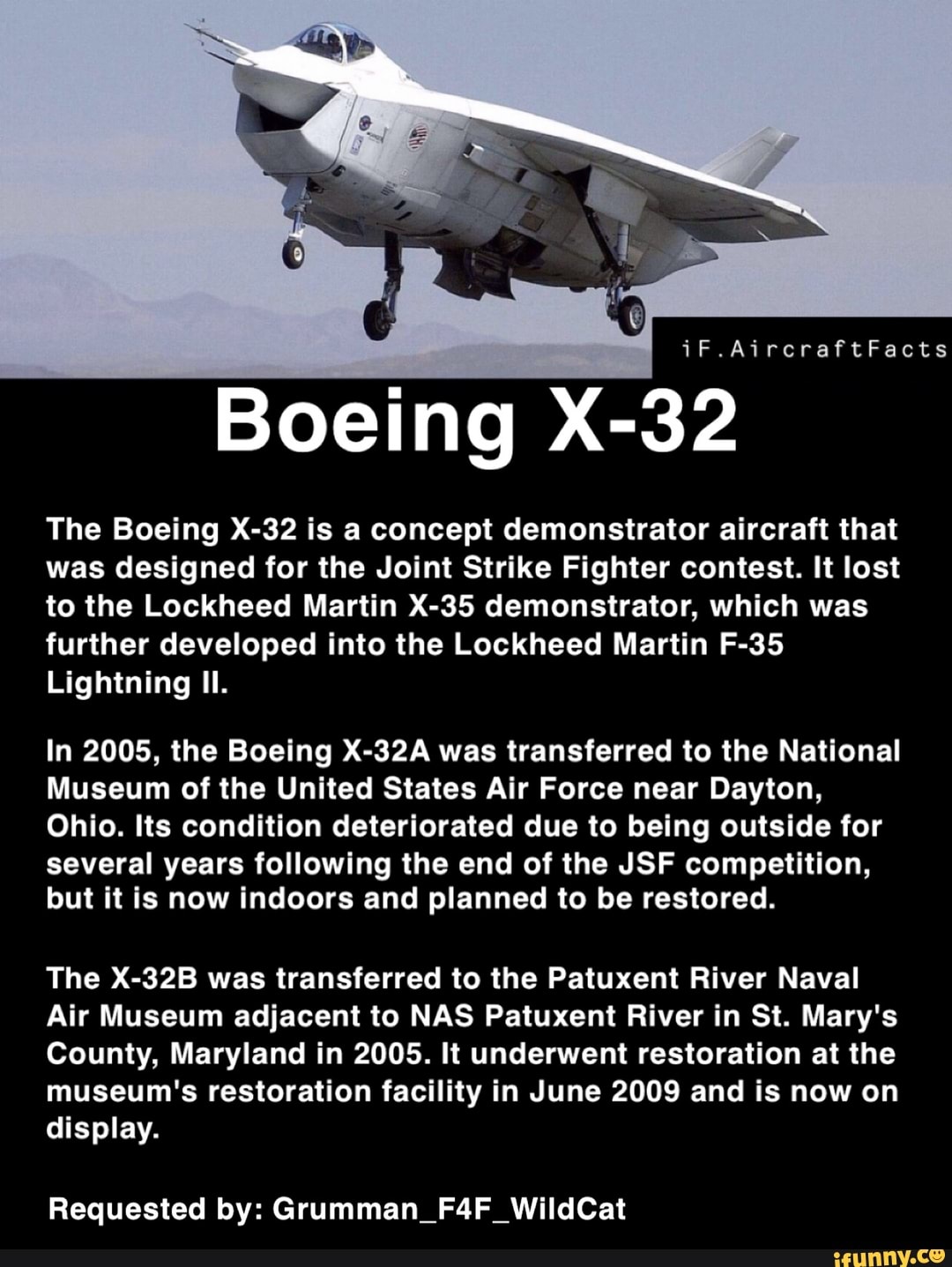 Boeing X 32 The Boeing X 32 Is A Concept Demonstrator Aircraft That Was