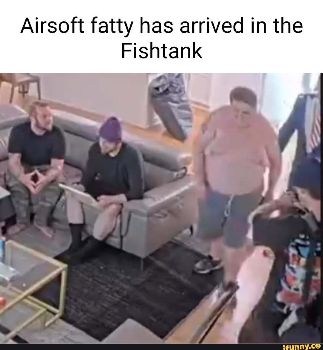 Airsoft Fatty Has Arrived In The Fishtank Ifunny