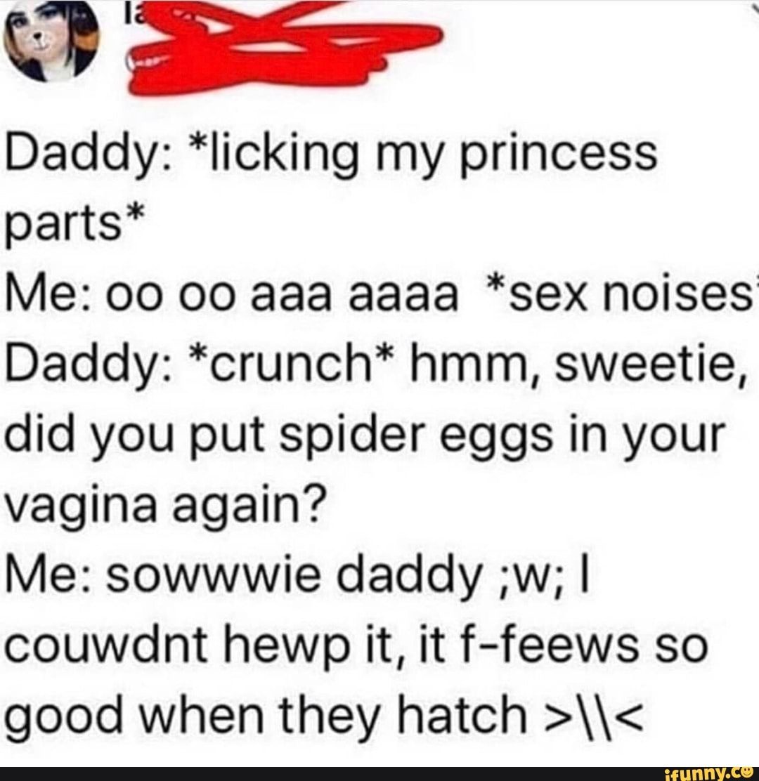 Daddy licking teen