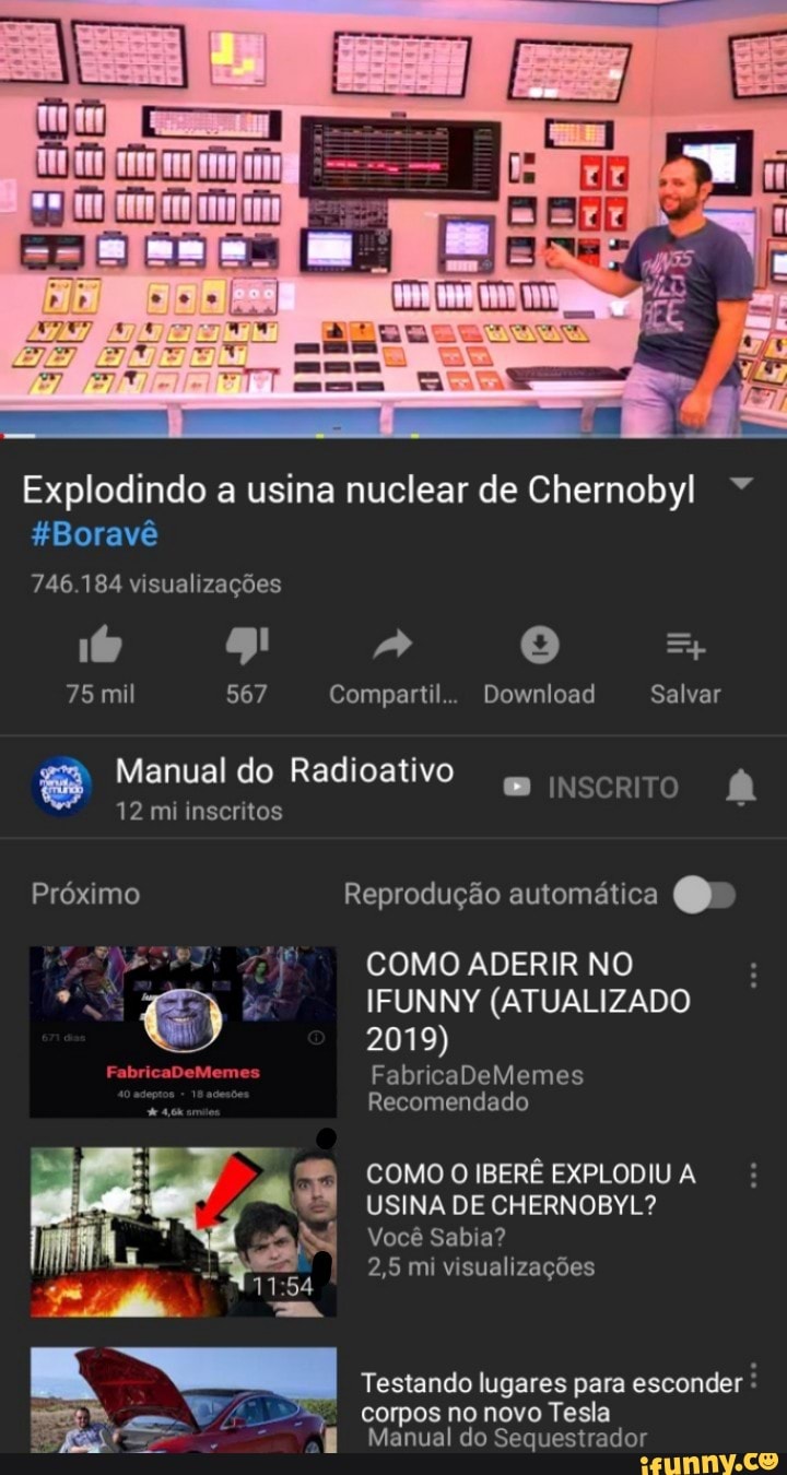 Explodindo A Usina Nuclear De Chernobyl Borav Mil Compartil