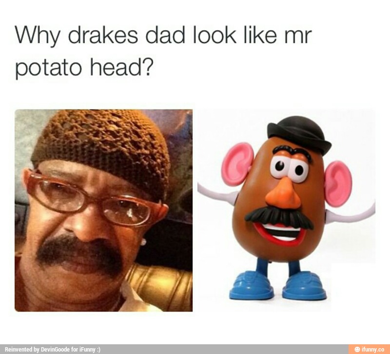 Why Drakes Dad Look Like Mr Potato Head