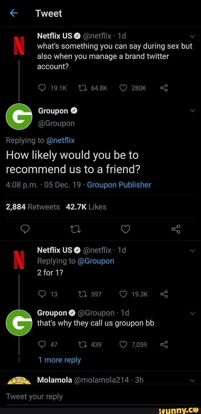 Netflix US O Netflix What S Something You Can Say During Sex But Also