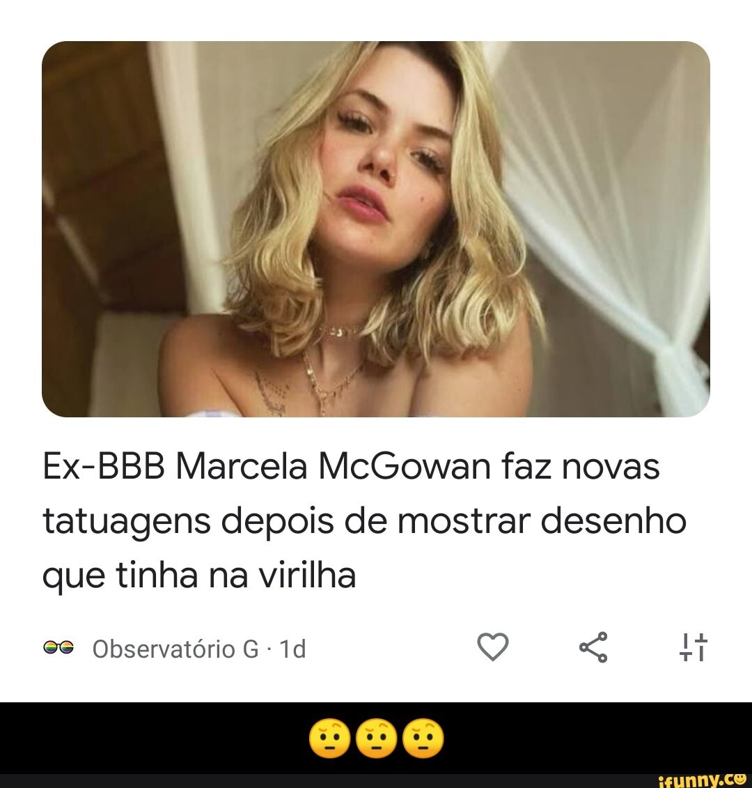 Ex Bbb Marcela Mcgowan Faz Novas Tatuagens Depois De Mostrar Desenho