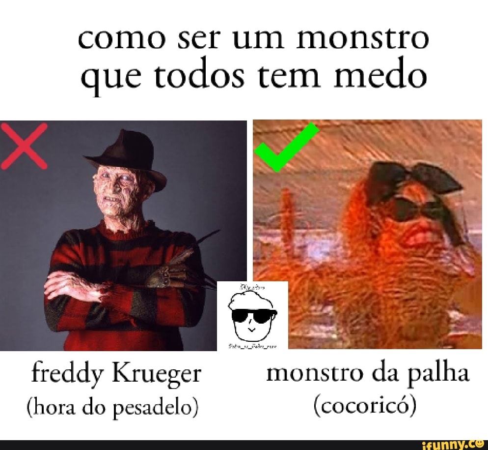 Como Ser Um Monstro Que Todos Tem Medo Freddy Krueger Monstro Da Palha