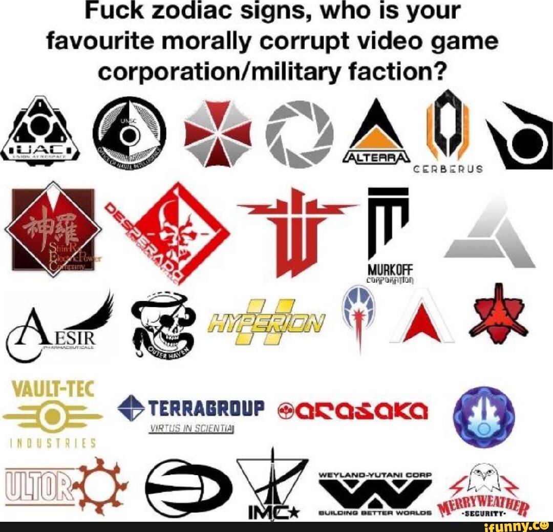 Fuck Zodiac Signs Who Is Your Favourite Morally Corrupt Video Game