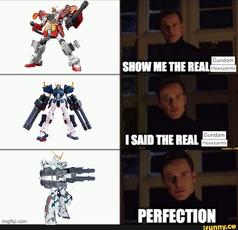 Gundam Show Me The Said The Real Perfection Ifunny