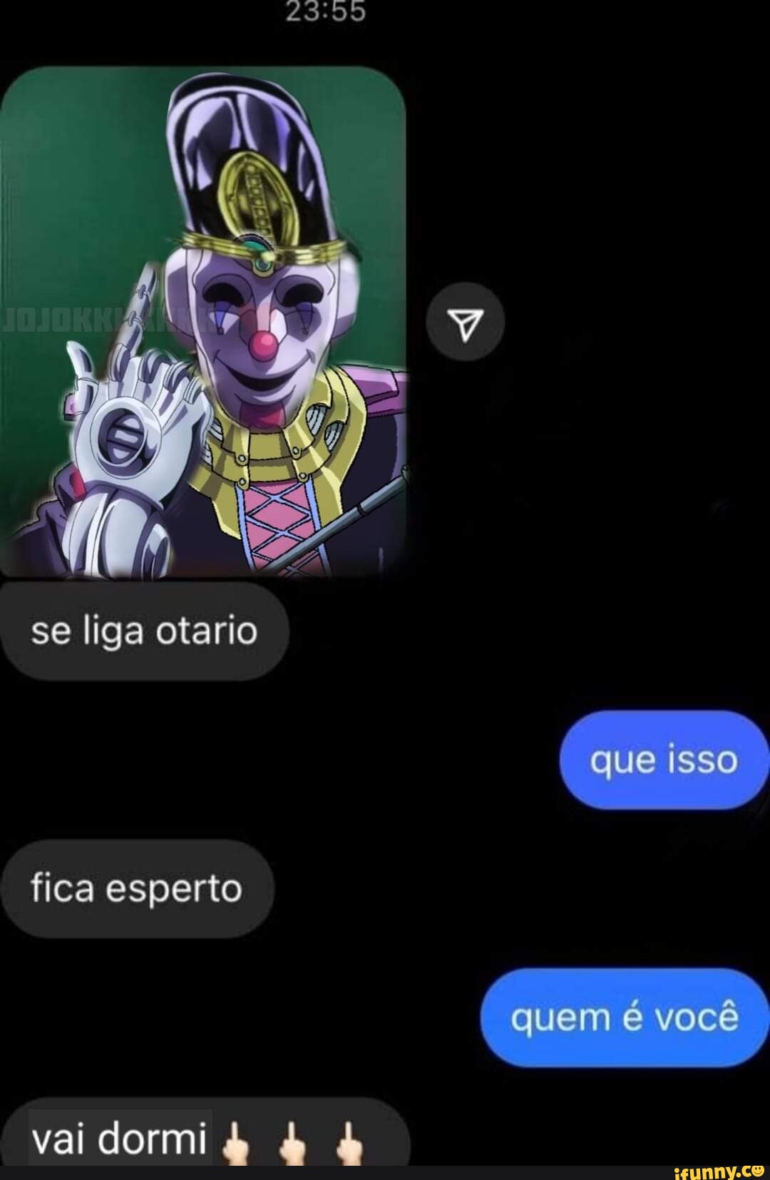 Se liga otario que isso quem é você fica esperto vai dormi 4