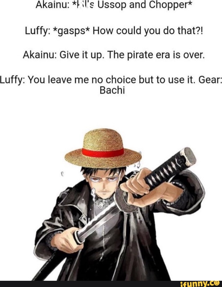 Akainu S Ussop And Chopper Luffy Gasps How Could You Do That