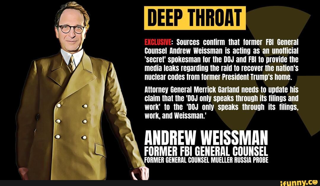 Deep Throat Sources Confirm That Former Fbi General Counsel Andrew