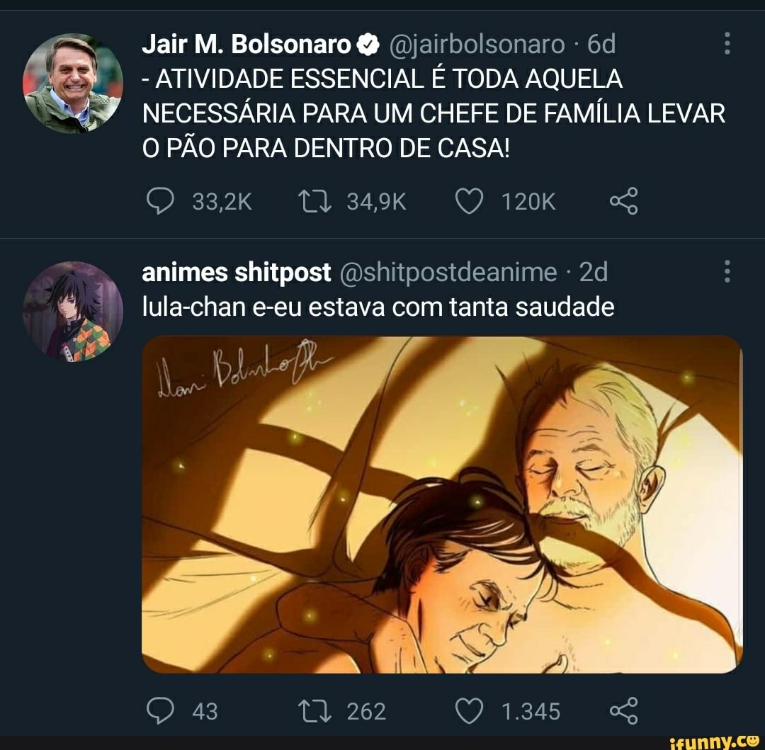 Jair M Bolsonaro Mjairbolsonaro Atividade Essencial Toda Aquela