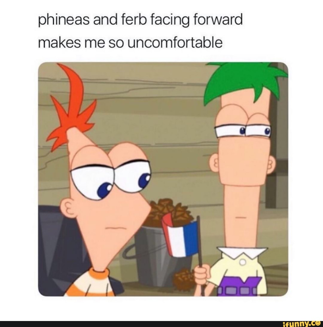 Phineas and ferb meme face