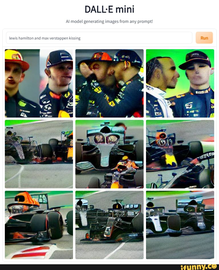 Mini Al Model Generating Images From Any Prompt Lewis Hamilton And Max