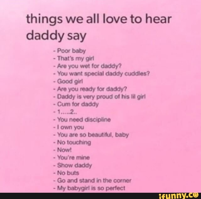 Girls saying daddy fan compilation
