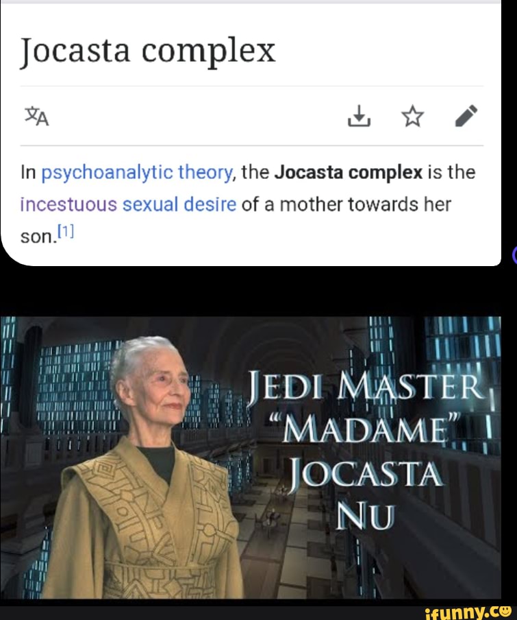 Jocasta Complex Son In Psychoanalytic Theory The Jocasta Complex Is