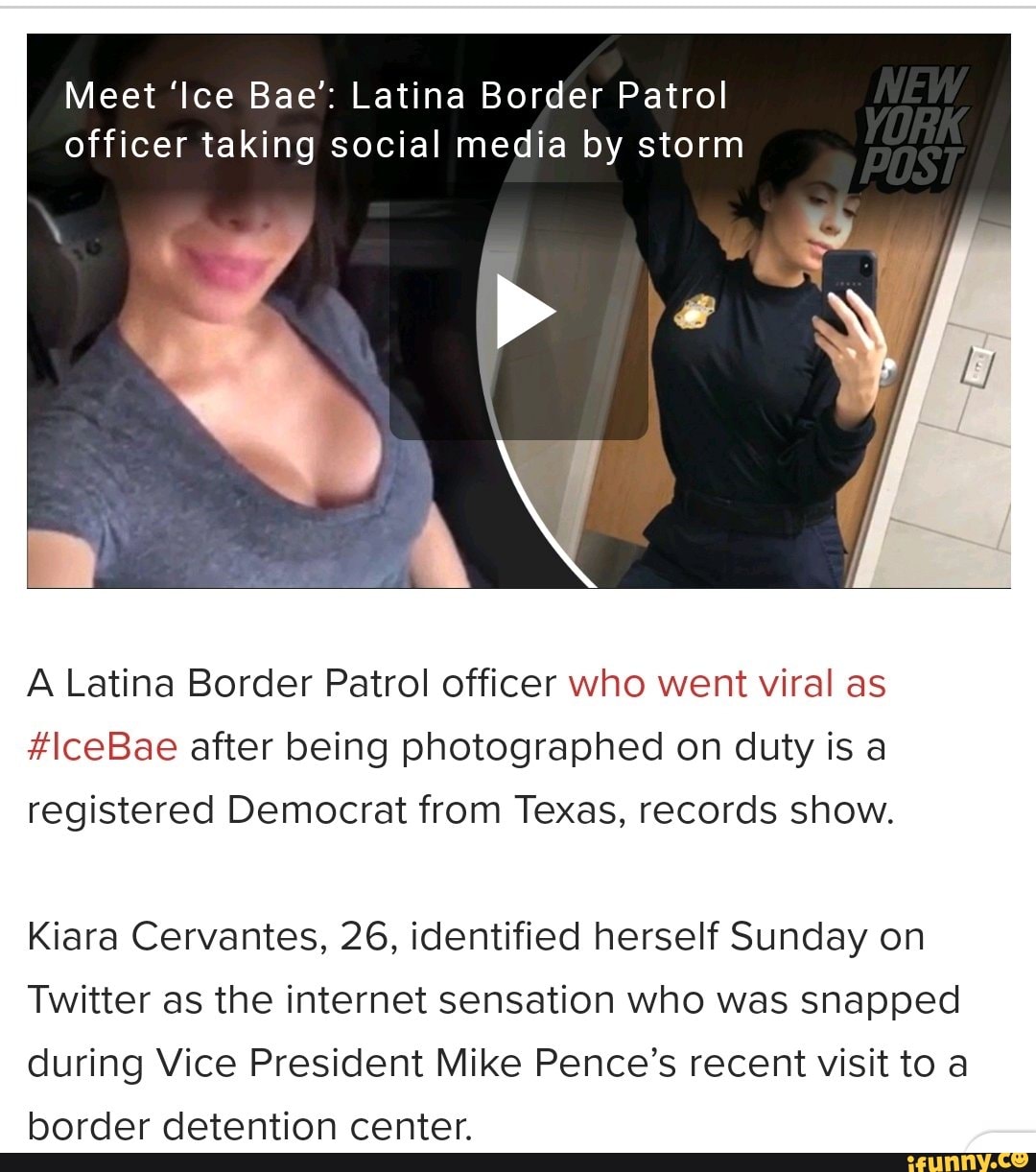 Meet Ice Bae Latina Border Patrol Officer Taking Social Media By