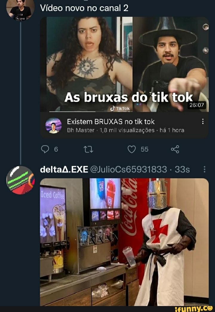 V Deo Novo No Canal As Bruxas Do Tik Tok Existem Bruxas No Tik To