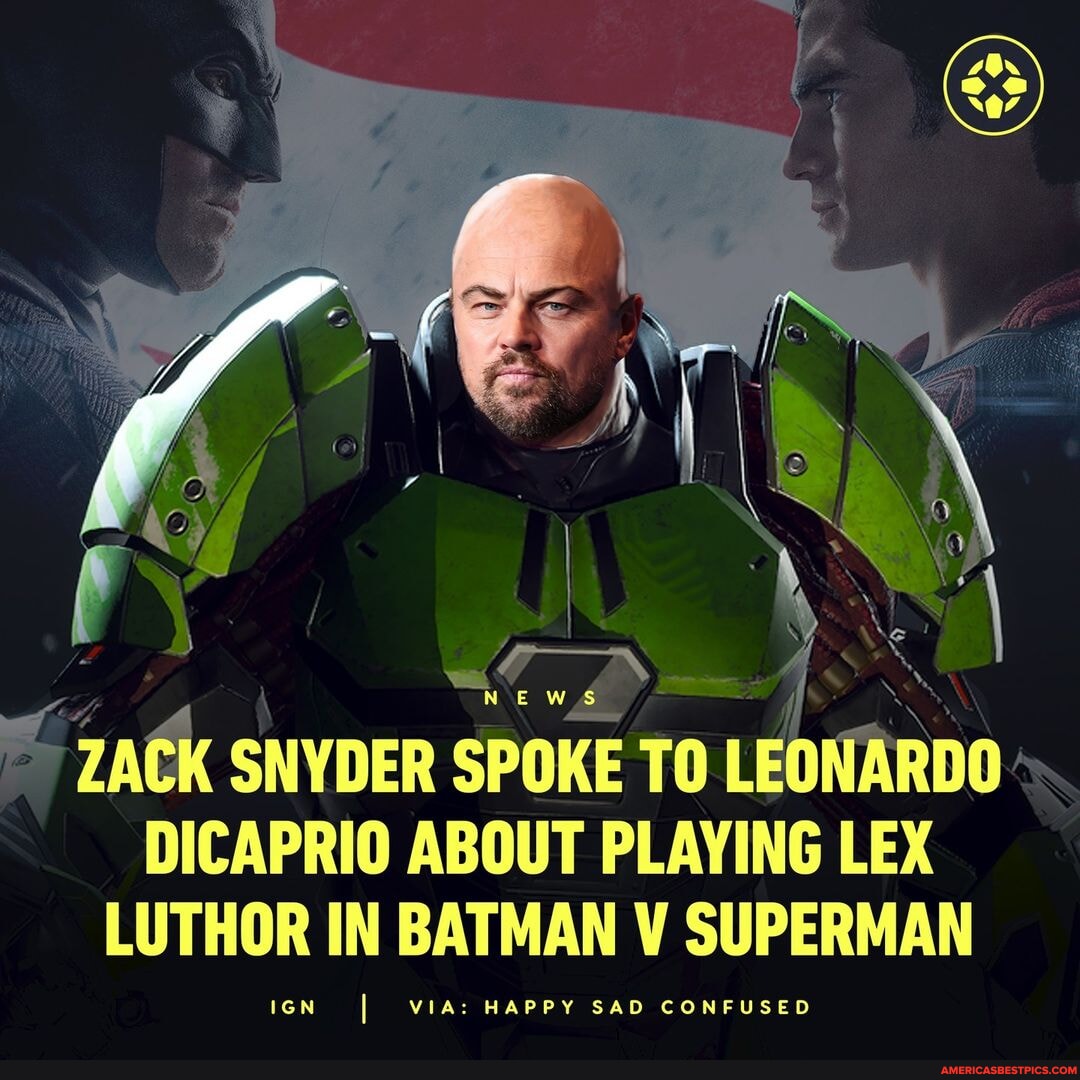 Zack Snyder Revealed Leonardo DiCaprio Was One Of The Actors In