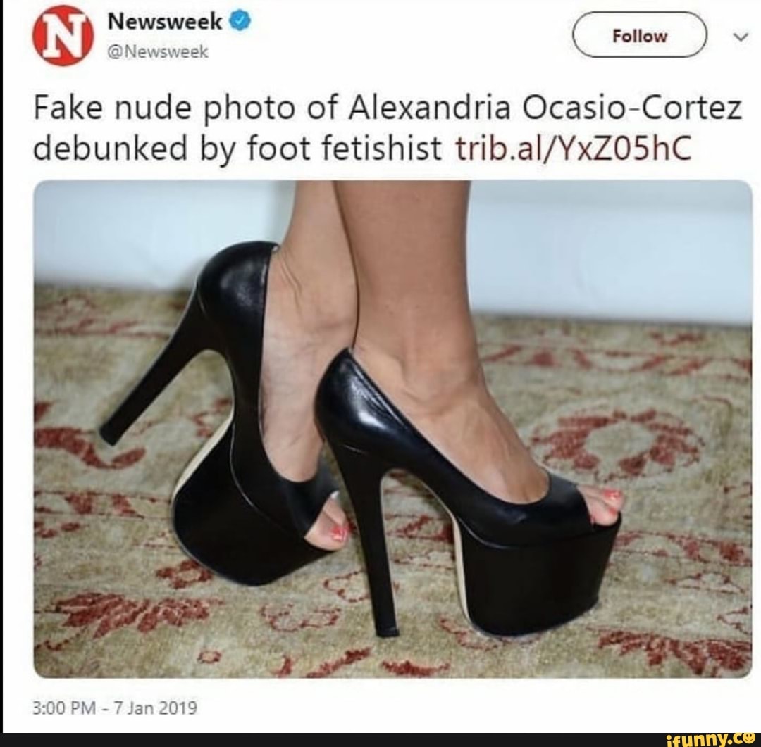 C New Sweek Fake Nude Photo Of Alexandria Ocasio Cortez Debunked By