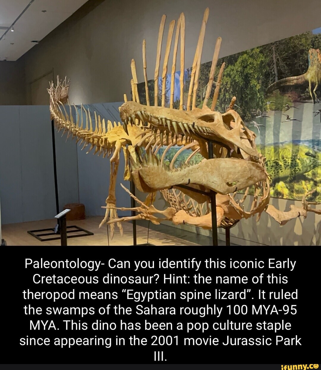 Paleontology Can You Identify This Iconic Early Cretaceous Dinosaur