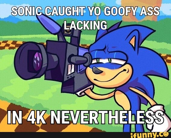 Sonic Caught Yo Goofy Ass Lacking In Nevertheless Ifunny