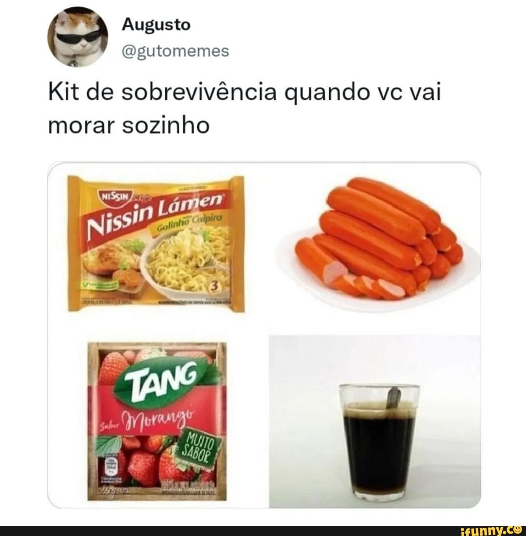 Augusto Cgutomemes Kit De Sobreviv Ncia Quando Vc Vai Morar Sozinho