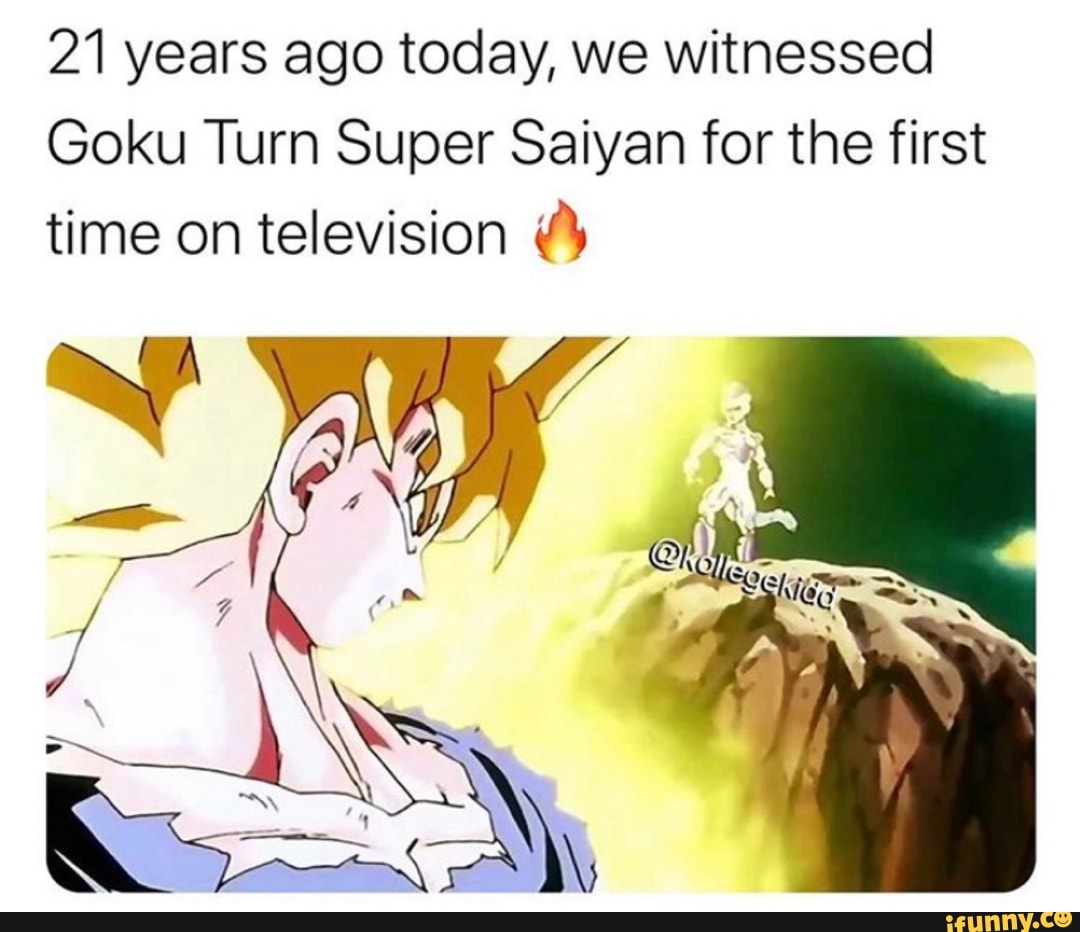 21 Years Ago Today We Witnessed Goku Turn Super Saiyan For The First