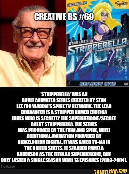 Stripperella Was An Adult Animated Series Created By Stan Lee For