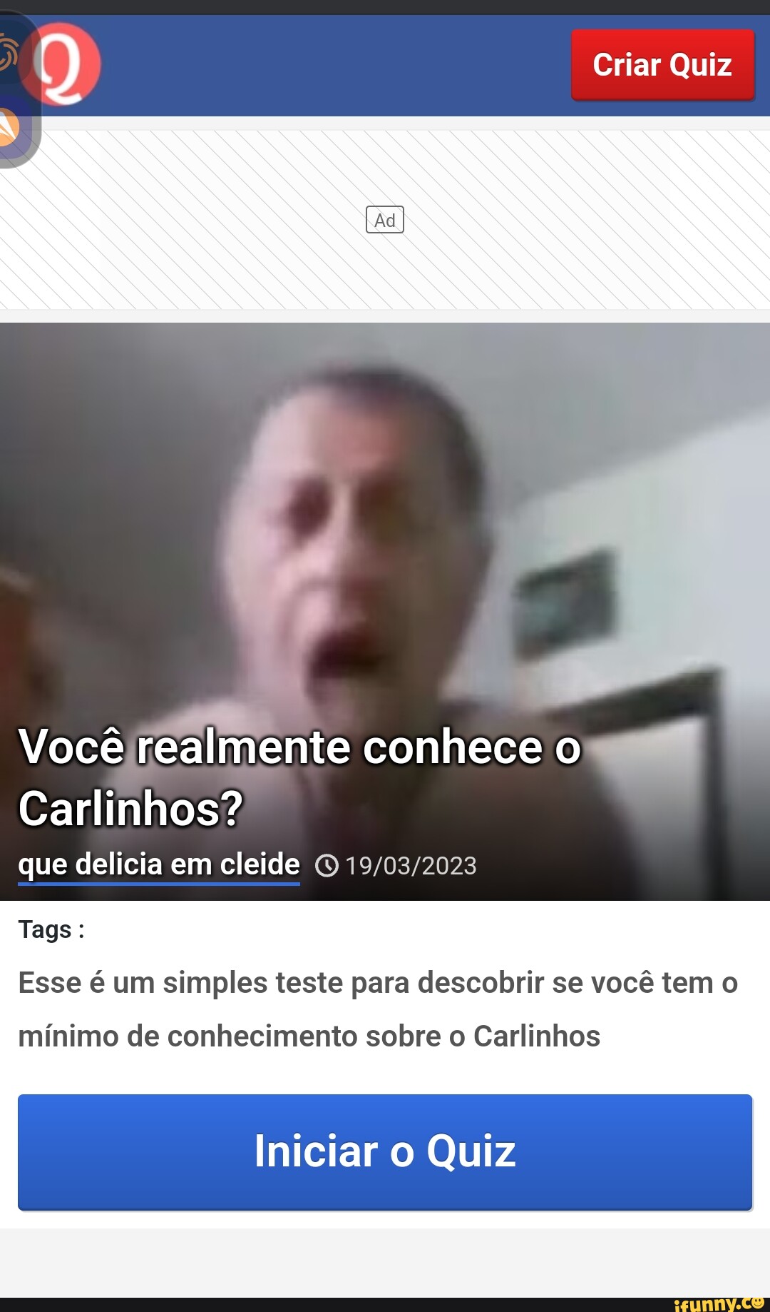 Criar Quiz Voc Realmente Conhece O Carlinhos Que Delicia Em Cleide