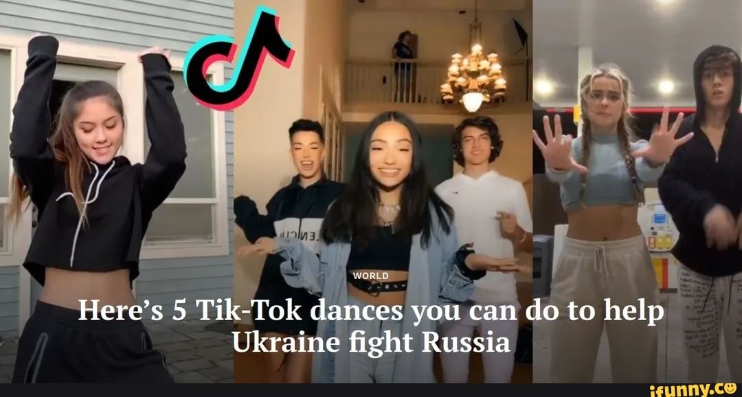 Sal Here S Tik Tok Dances You Can Do To Help Ukraine Fight Russia