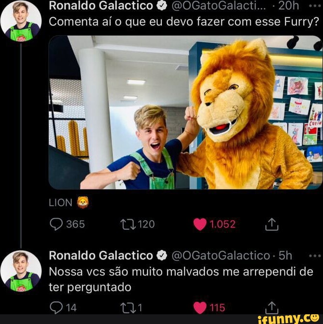 Ronaldo Galactico MOGatoGalacti Comenta aí o que eu devo fazer