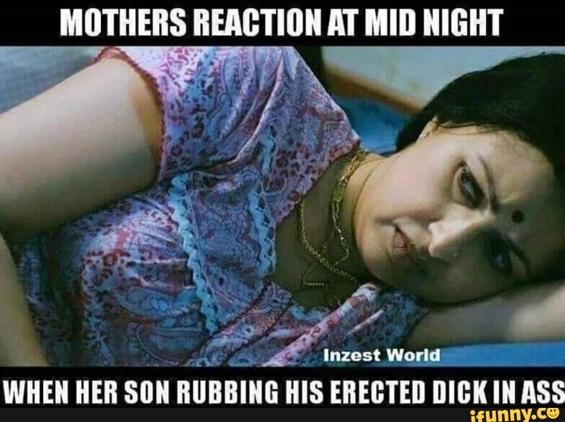 Mom measures sons cum