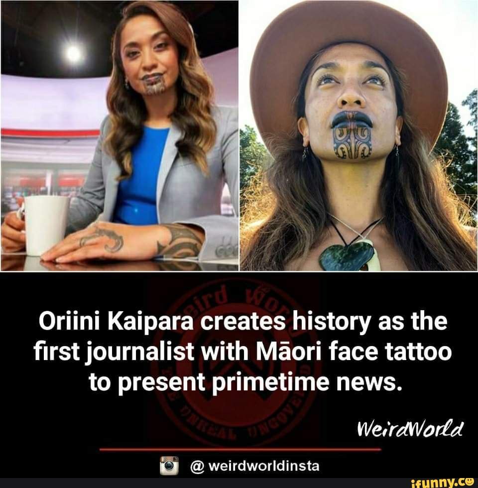 Oriini Kaipara Creates History As The First Journalist With Maori Face