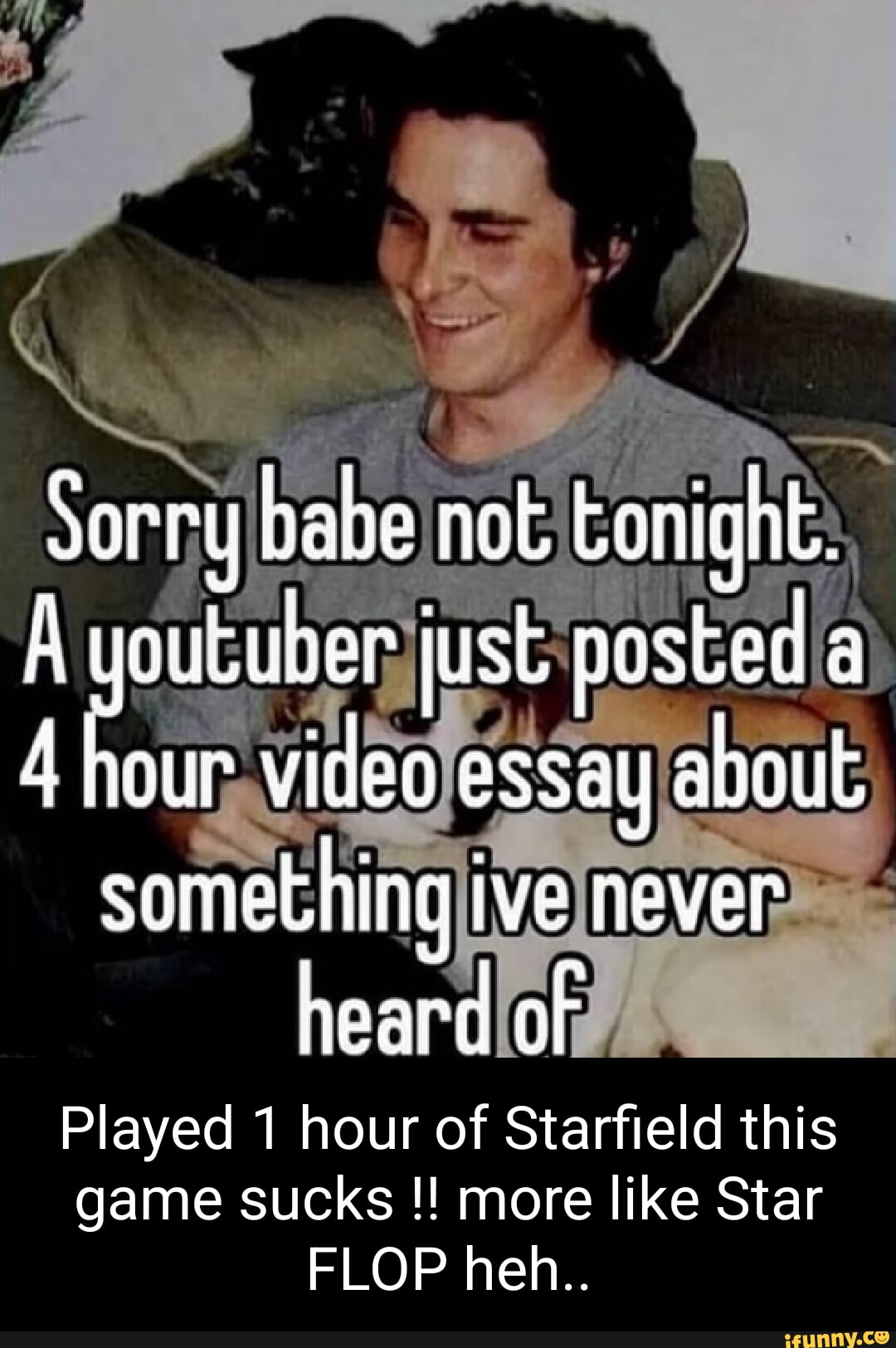 Sorry Babe Not Tonight A Youtuber Just Posted Hour Video Essay About