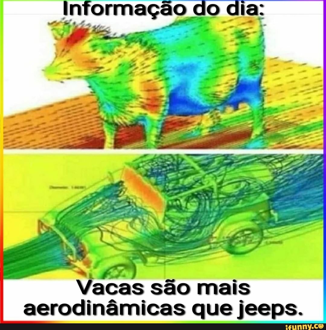 Informa O Do Di Vacas S O Mais Aerodin Micas Que Jeeps Ifunny Brazil