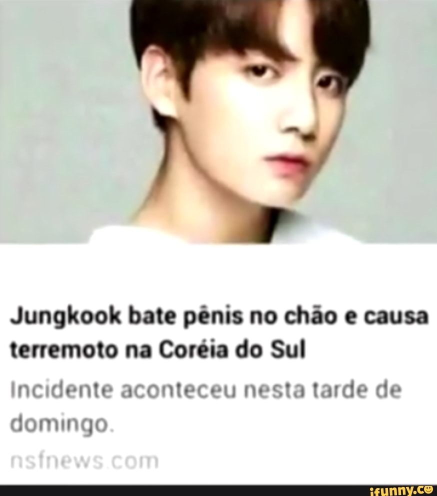 Jungkook Bate P Nis No Ch O E Causa Terremoto Na Cor Ia Do Sul