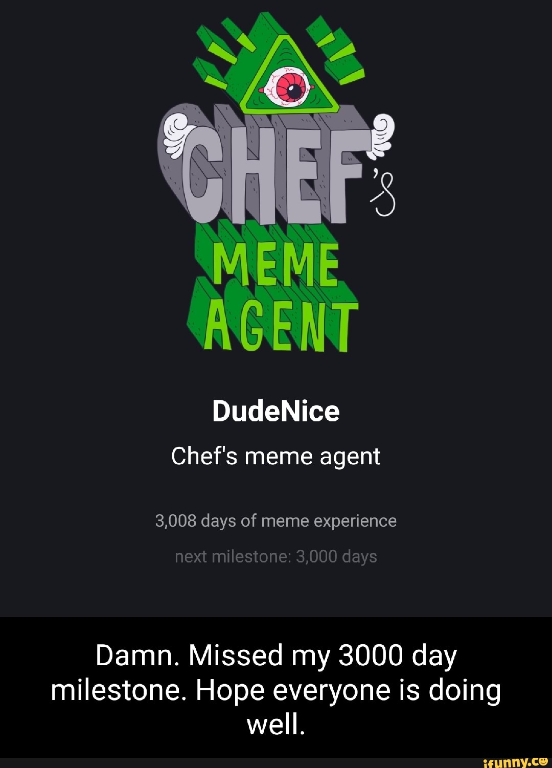 Meme Agent Dudenice Chef S Meme Agent Days Of Meme Experience