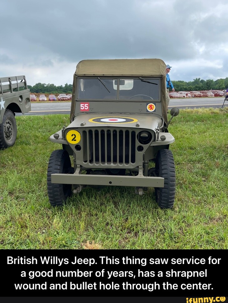 British Willys Jeep This Thing Saw Service For A Good Number Of Years