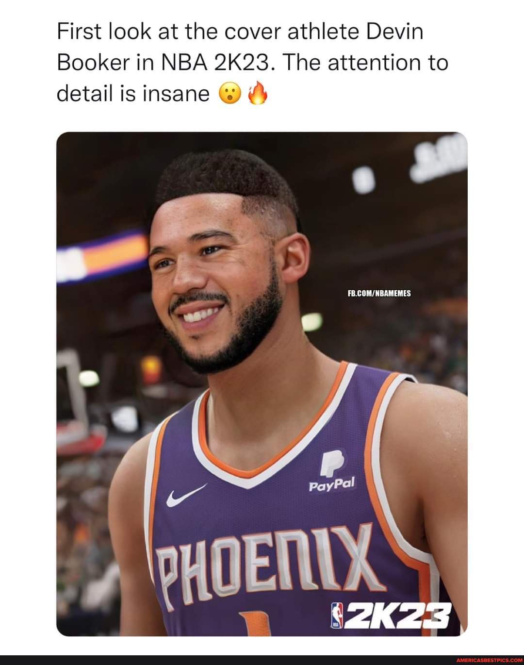 First Look At The Cover Athlete Devin Booker In Nba K The Attention