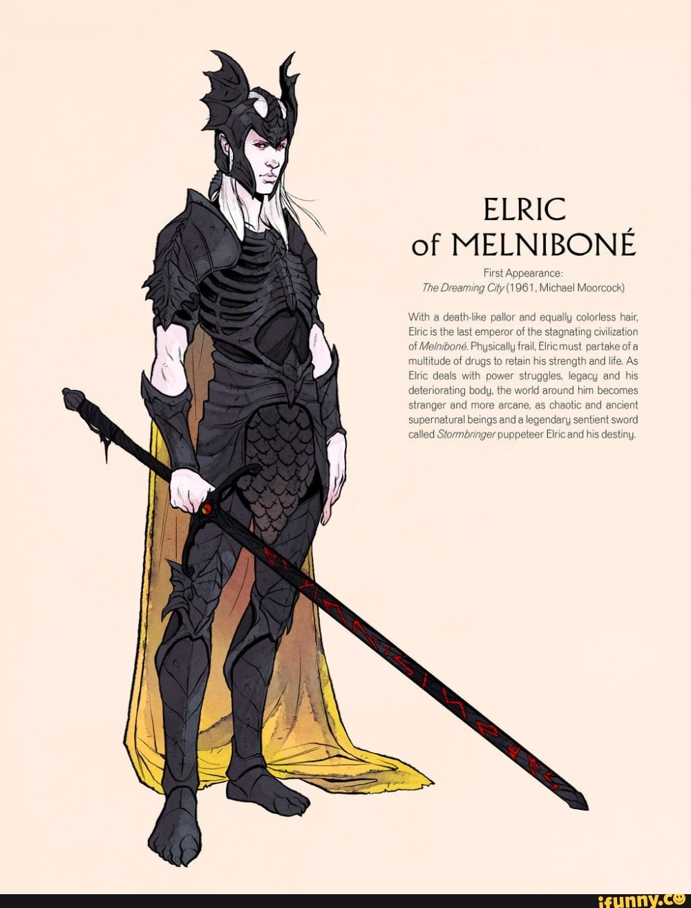 ELRIC Of MELNIBONE First Appearance City 1961 Michael Moorcock The