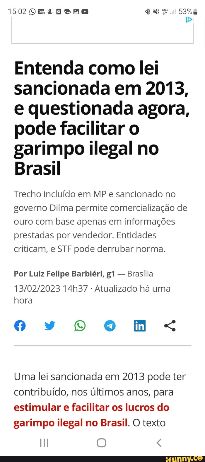 Entenda Como Lei Sancionada Em E Questionada Agora Pode