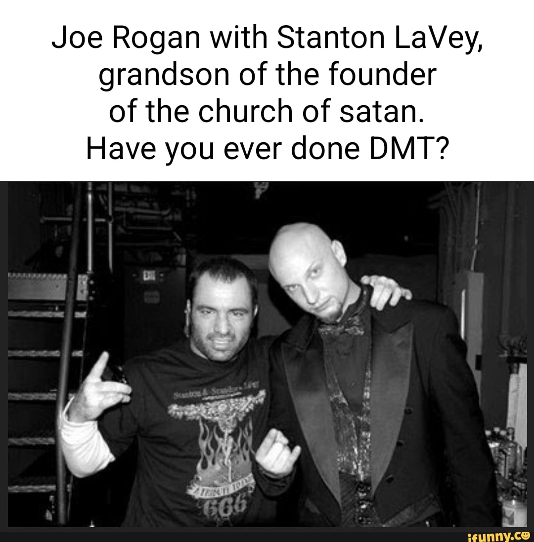 Joe Rogan With Stanton Lavey Grandson Of The Founder Of The Church Of