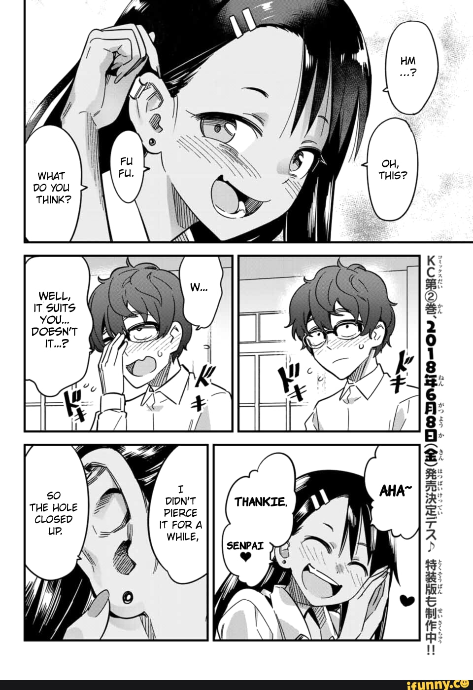 Ijiranaide Nagatoro San Ch Senpai Is Scared Ifunny