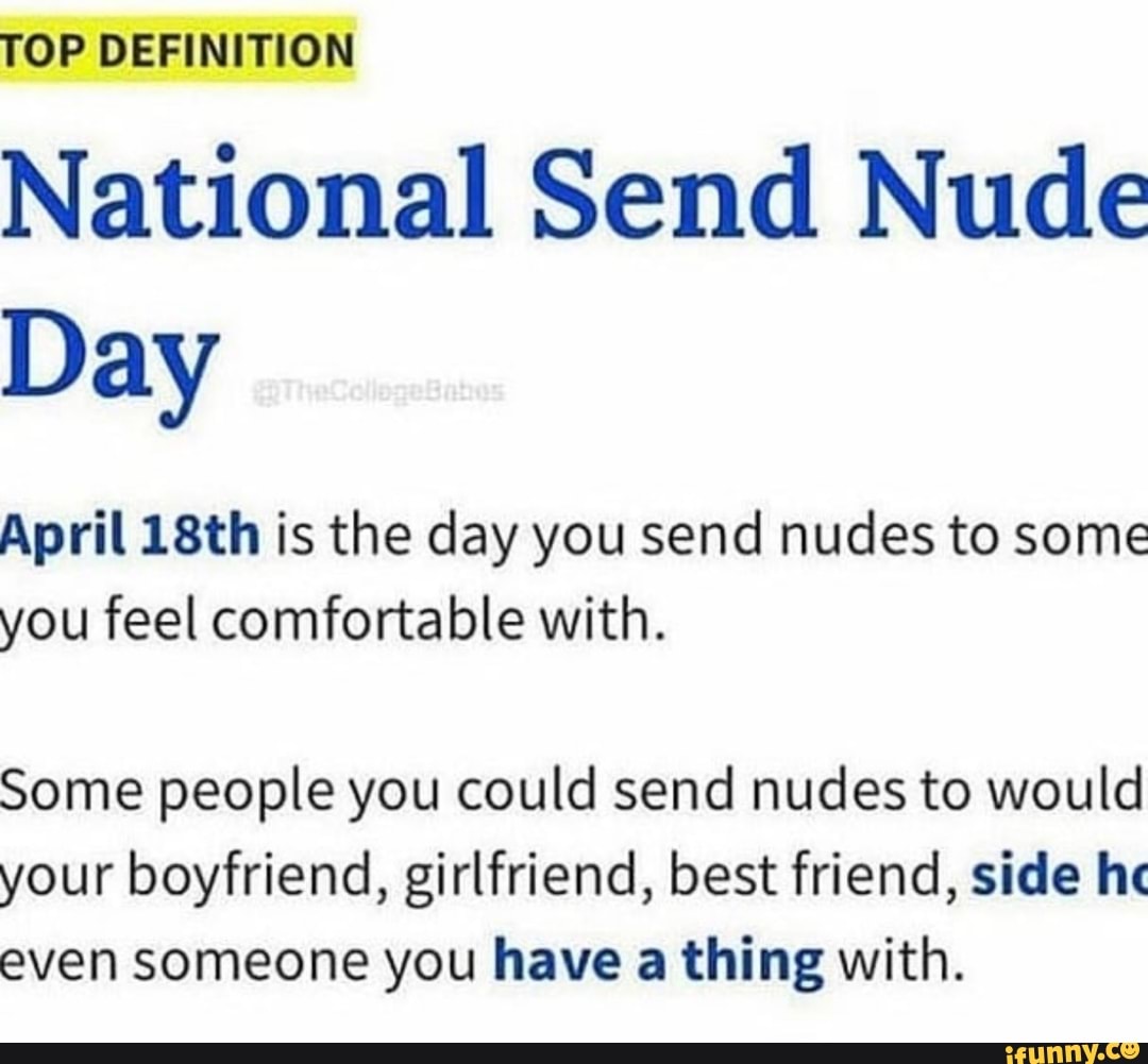 Send nude day