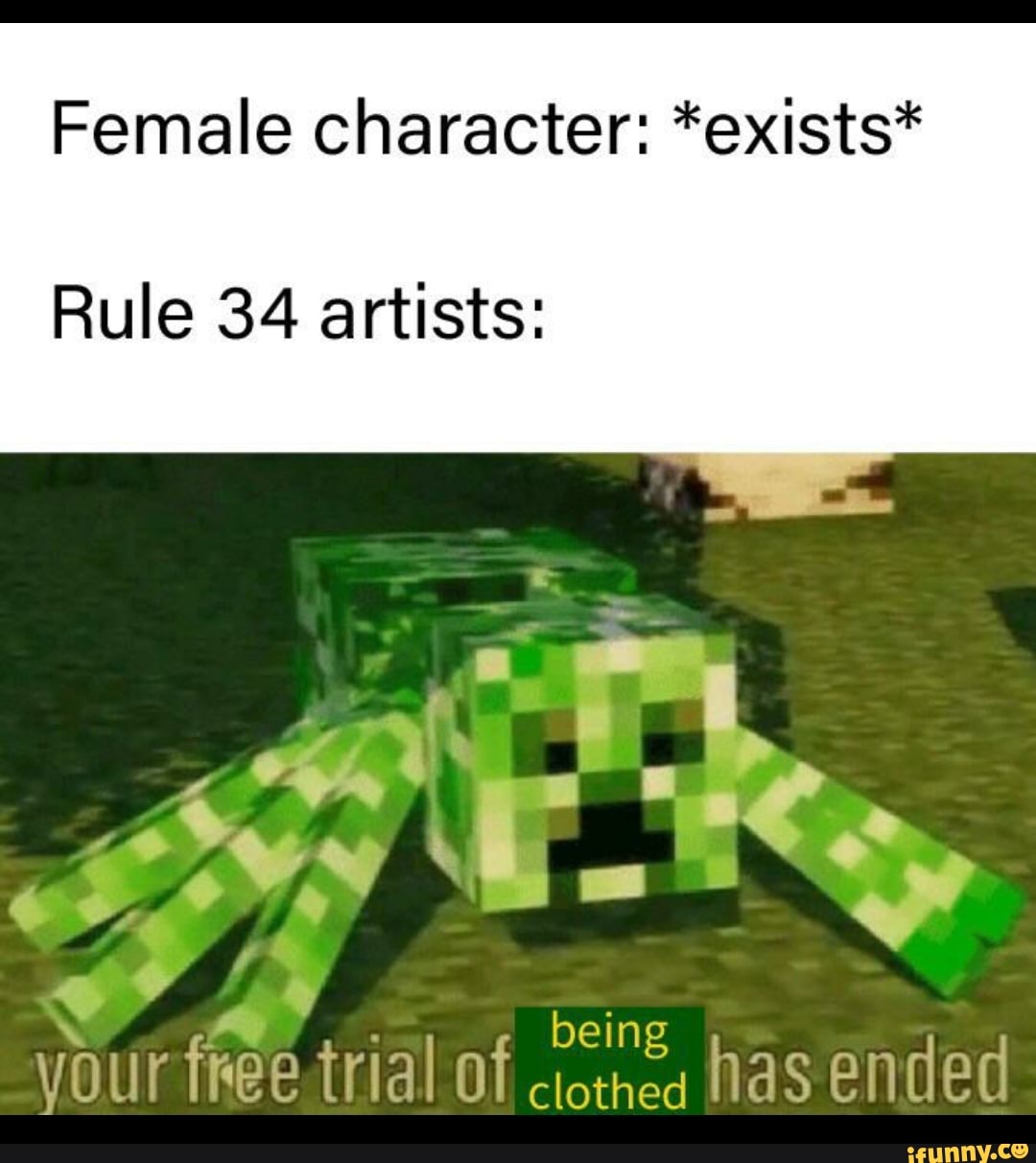 Female Character Exists Rule Artists