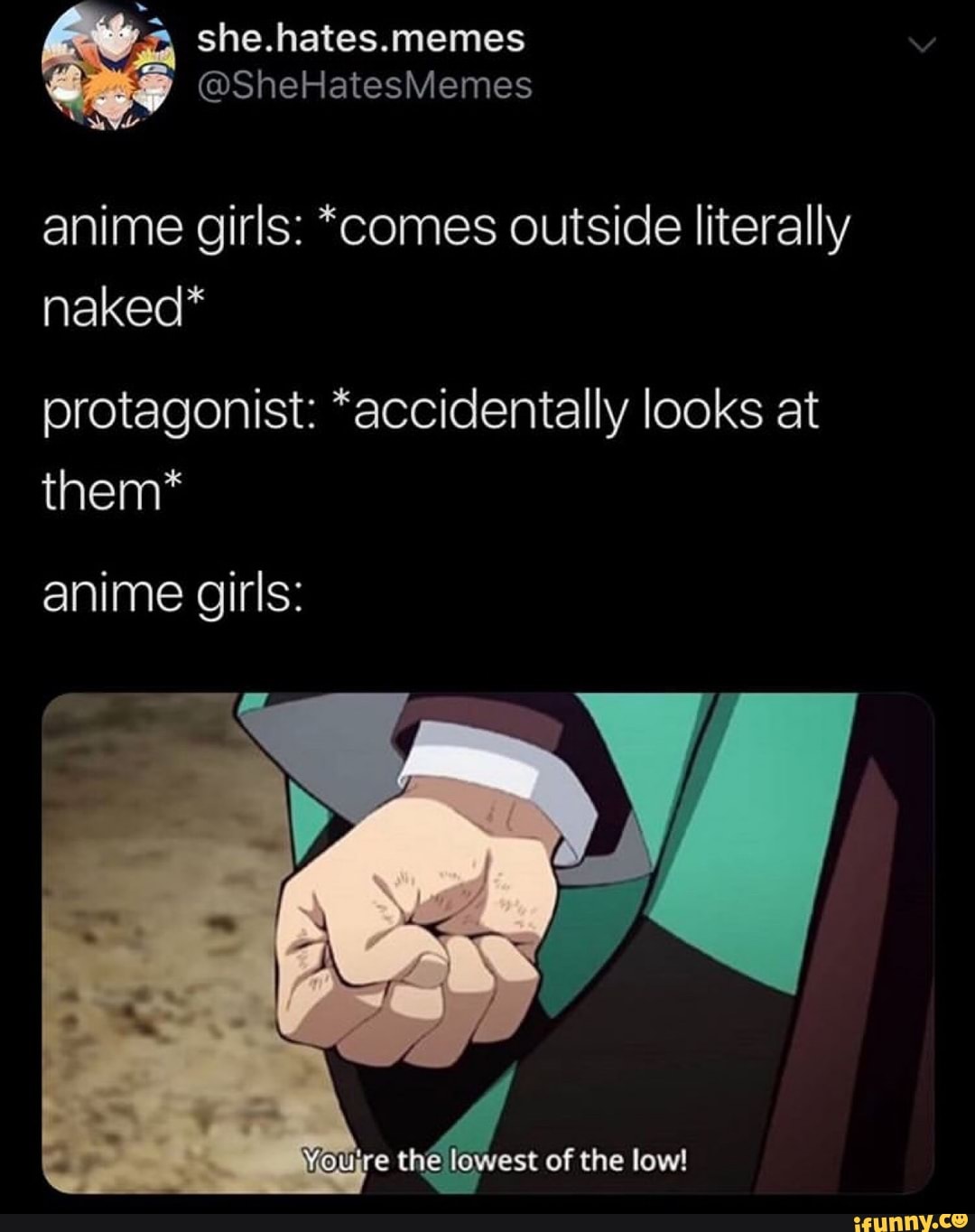 Anime Girls Comes Outside Iiterally Naked Protagonist Accidentally