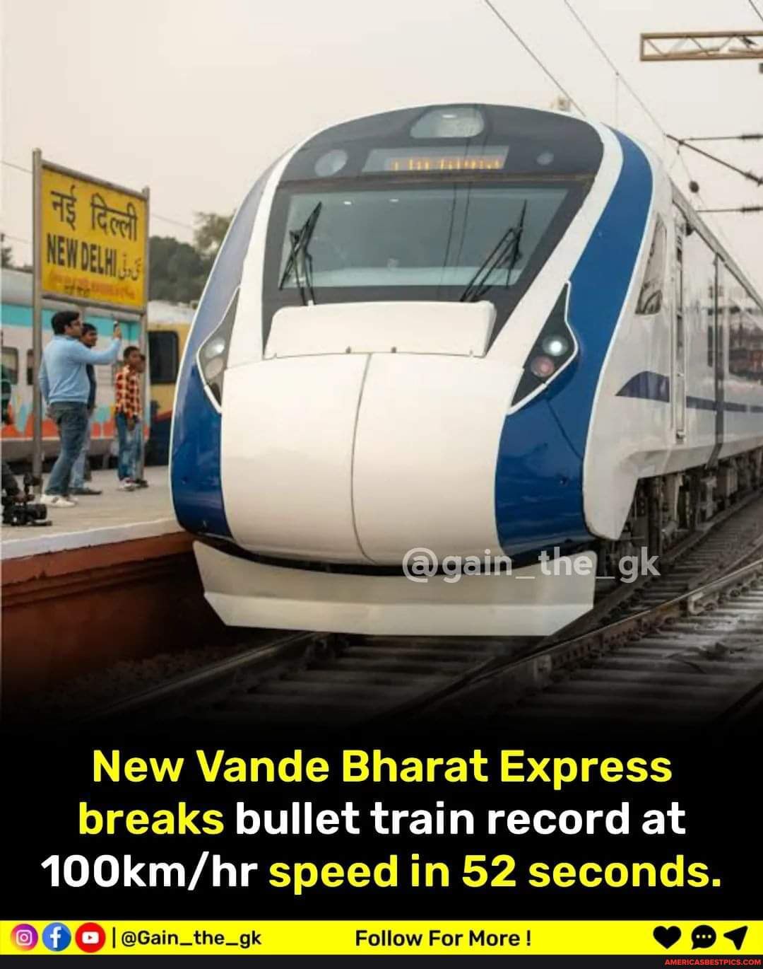 New Vande Bharat Express Breaks Bullet Train Record At Speed In